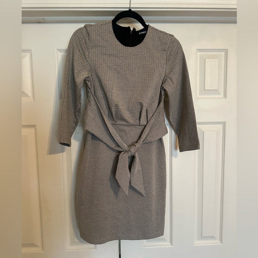 Express fitted dress